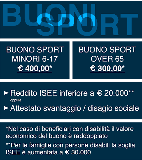 "Talento e Tenacia" (Buoni Sport e Voucher Sportivi) - Regione Lazio e ASP Asilo Savoia
