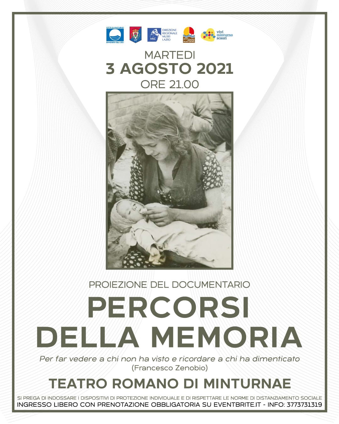 Il 3 agosto a Minturnae la Giornata della Memoria: Presentazione del libro sul giudice Michael Angelo Musmanno e Proiezione del docufilm “Percorsi della memoria”