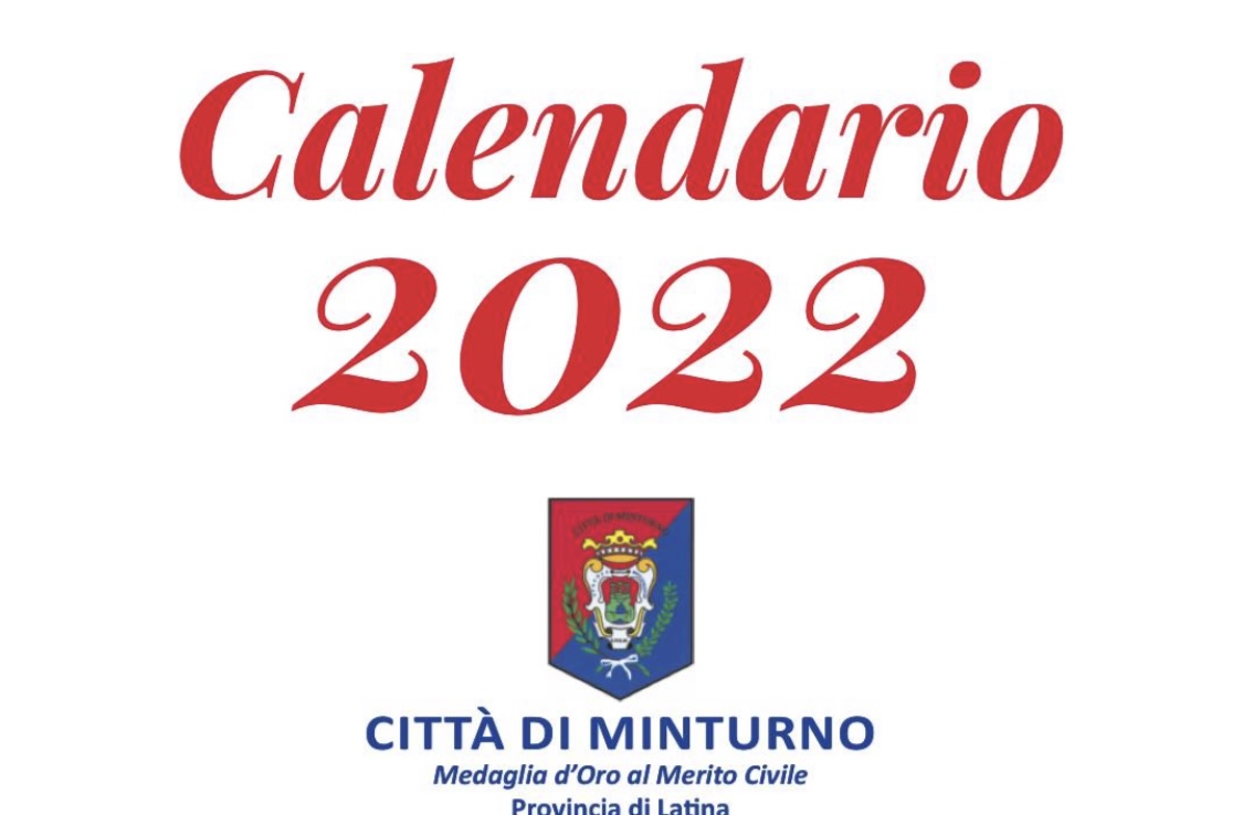 Calendario 2022 del Comune di Minturno