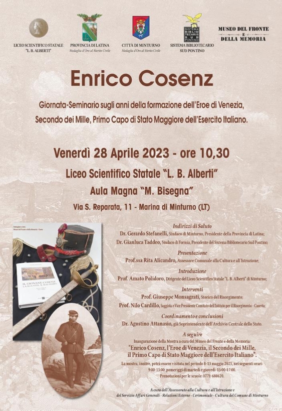Giornata  - seminario dedicata al generale Enrico Cosenz